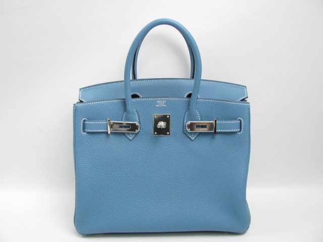 エルメス バーキン30-トリヨンクレマンス-ブルージーン